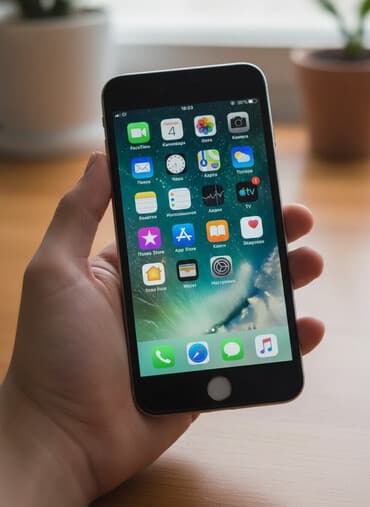 iphone 6 plus цена в бишкеке: IPhone 6 Plus, Б/у, 16 ГБ, Золотой, 82 % — 1