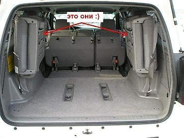 пошив поликов: Третий ряд сидений для Toyota 4runner 2009 (2 отдельных кресла) — 1