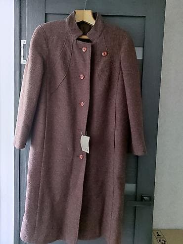 Пальто: Пальто, Классика, Осень-весна, По колено, XL — 1