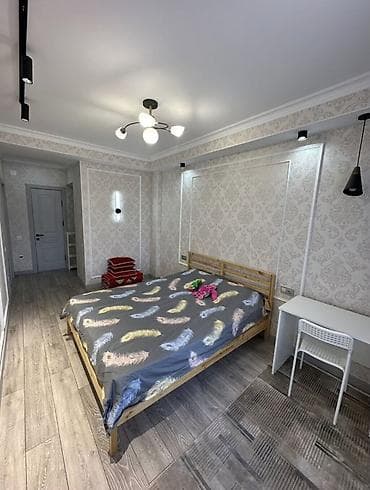 3 кв джал: 3 комнаты, 100 м², Джальская больница Элитка, 9 этаж, Евроремонт — 4