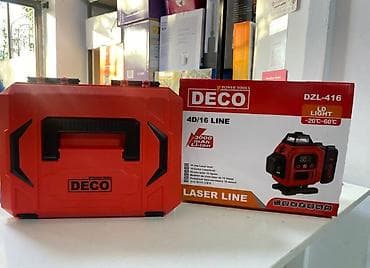 Лазерный уровень “DECO” DZL-416 со штативом - Тип: 4D лазерный