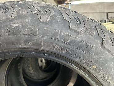 шина на маз: Шины 265 / 60 / R 18, Всесезонная, Б/у, Комплект, Внедорожные (АТ/МТ), Sailun — 4