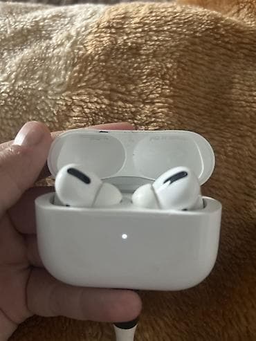 ps3 60: Беспроводные вакуумные наушники, Apple, AirPods Pro, Б/у — 1