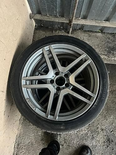 Колеса в сборе 245 / 45 / R 18, Лето, Б/у, Комплект, Легковые, Литые, отверстий - 5