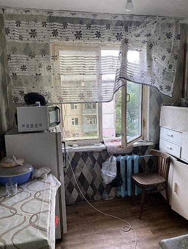 айчурок: 2 бөлмө, 42 м², 104-серия, 4 кабат, Эски ремонт — 5