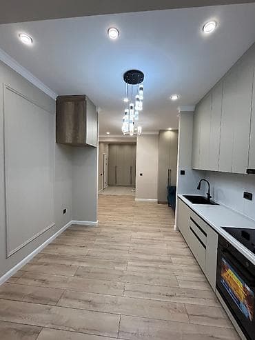 Квартиры: 1 комната, 57 м², Ак-Кеме (старый аэропорт) Элитка, 13 этаж, Евроремонт — 3
