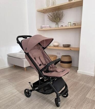продаю коляску трость: Коляска, цвет - Розовый, Б/у — 8