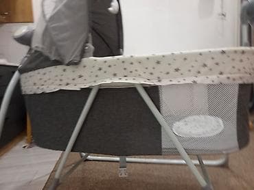 Детские электрокары: Люлька, Б/у, Колыбель, Металл, цвет - Серый, Самовывоз — 5