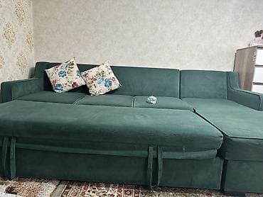 Кресла: Угловой диван, Раскладной, Двухместный — 4