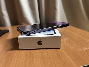 проектор benq: IPhone 14 Pro Max, Б/у, Deep Purple, Зарядное устройство, Чехол, Кабель — 1