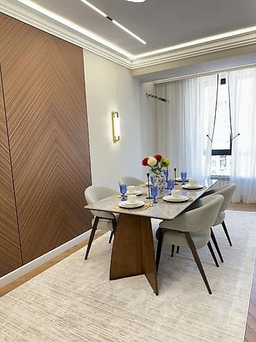 жк нурзаман сити: 2 комнаты, 83 м², Элитка, 13 этаж, Дизайнерский ремонт — 1