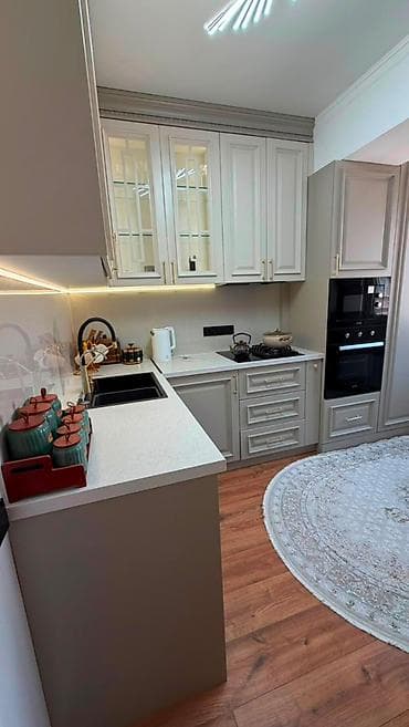 flat osh: 2 комнаты, 72 м², Кок-Жар ж/м Элитка, 8 этаж, Дизайнерский ремонт — 2