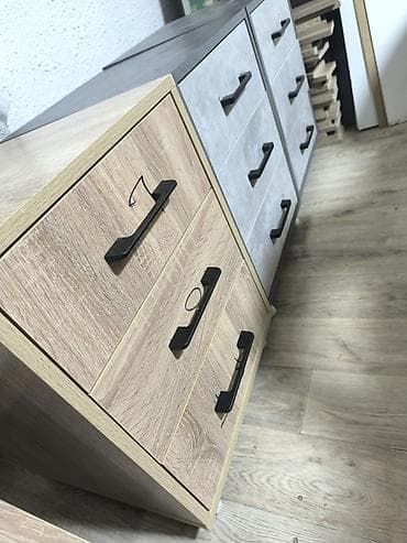 комод на заказ: Тумба для вещей и одежды, Без зеркала, ЛДСП, цвет - Серый — 5