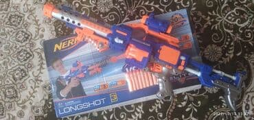 пистолет стреляет орбизами: Игрушки!!! Винтовка фирмы нёрф оригинал состояние отличное, пулемёт — 1