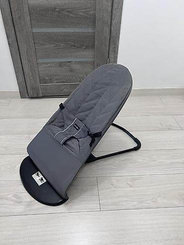 Детская мебель: Детский шезлонг, Качалка, Железо, цвет - Серый — 2