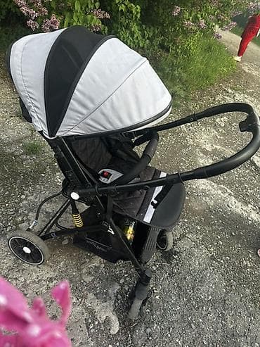 ман сити: Прогулочная коляска-трость (инвалидка) с реверсивной ручкой - Легкая — 1