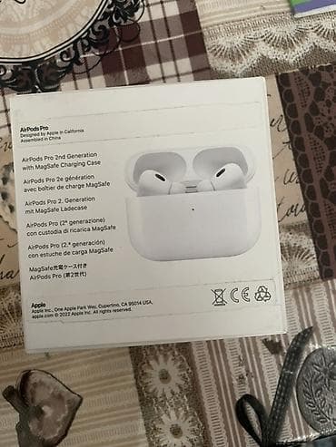 микрофон с колонкой: Apple AirPods Pro (2‑го поколения) с зарядным кейсом MagSafe Оргинал — 2