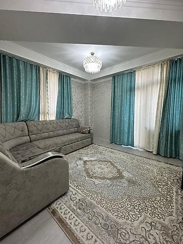 ош квартира цена: 3 комнаты, ЗАГС/Цирк Риэлтор, Без животных, от 6 месяцев, от 1 года, С мебелью полностью — 3