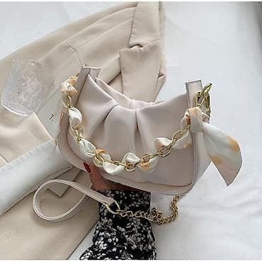 Нежная сумочка 🔸 Цвет: молочно-белый 🔸 Материал: гладкая экокожа 🔸