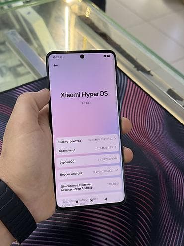 smart plus: Redmi, Redmi Note 13 Pro Plus, Б/у, 512 ГБ, цвет - Черный, 1 SIM, 2 SIM, eSIM — 4