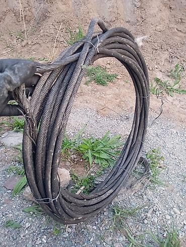 трос металлический: Стальной трос и четырехветвевой строп - Материал — 2