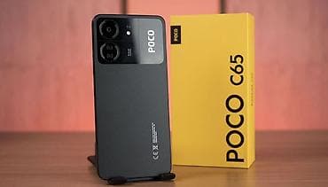 Poco C65, Б/у, 256 ГБ, цвет - Черный, 2 SIM