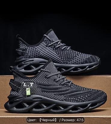pull and beer: Кроссовки L.T Damp Shoes, цвет черный, размер 47 - Легкий дышащий — 1