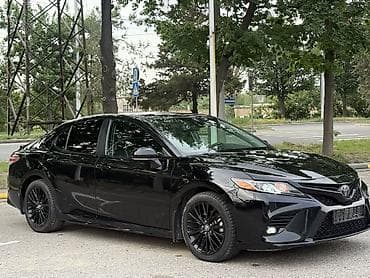 black: Toyota Camry: 2020 г., 2.5 л, Автомат, Бензин, Седан — 7