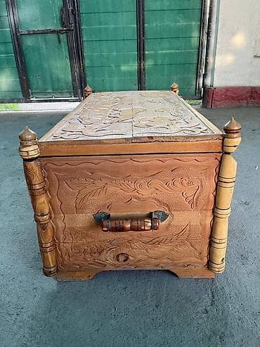 сундуки для приданого: Сундук, Б/у, Другое назначение, Дерево, Самовывоз, цвет - Коричневый — 6