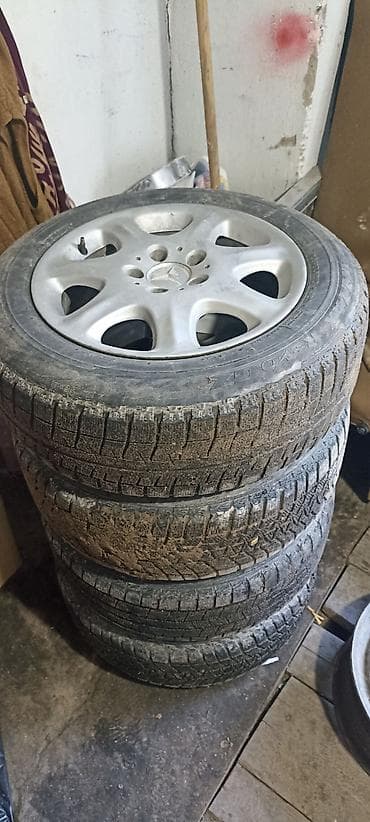 mercedes r16: Колеса в сборе 205 / 60 / R 16, Зима, Б/у, Комплект, Легковые, Литые, отверстий - 5 — 1
