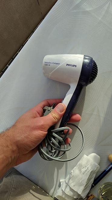 ploika pro: Фен Philips, Дорожный, Концентратор, Складная ручка — 3