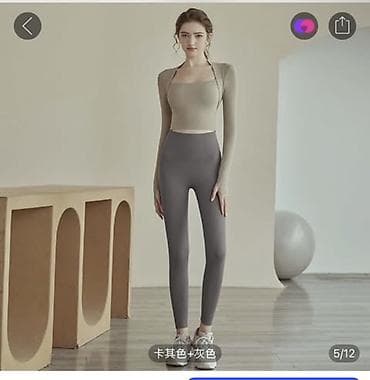 женские костюмы для фитнеса: Спортивный костюм, Топ, Китай, XS, S, M — 8