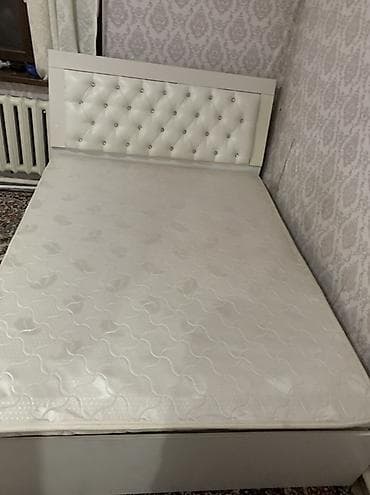 мебель кредит: Двуспальная кровать, С матрасом, длина - 200 см — 2