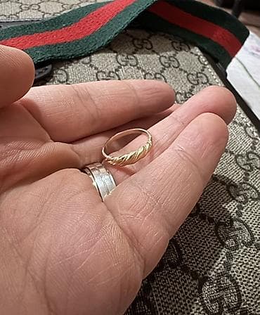 золото трос: Золотое кольцо с «витым» узором 585 пробы 1,68 - Материал: жёлтый — 2