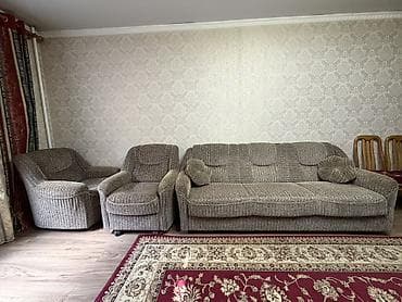 Мебельные гарнитуры: Мягкий гарнитур для гостиной: диван + 2 кресла - Комплектация — 5