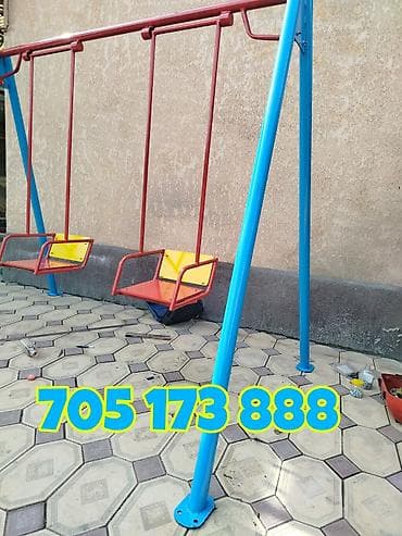детские горки бишкек: Детский игровой комплекс для двора/сада - Большая площадка с домиком — 1