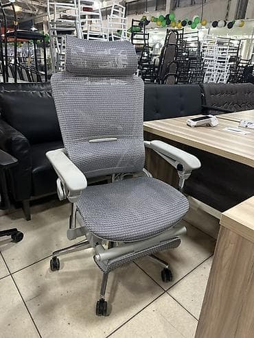 Офис креслолор, Дөңгөлөктүү, түсү - Боз