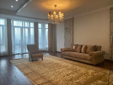 квартира снять на долгий срок бишкек: 3 комнаты, С мебелью полностью — 5