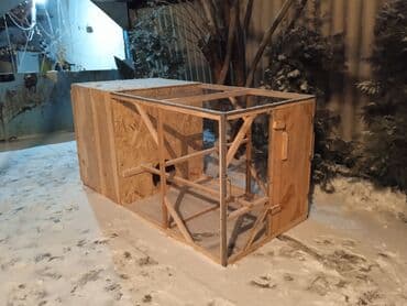 домашние куры: Новинка! Жанылык! Мини курятник цыплятник. размеры: длина 2 м — 9