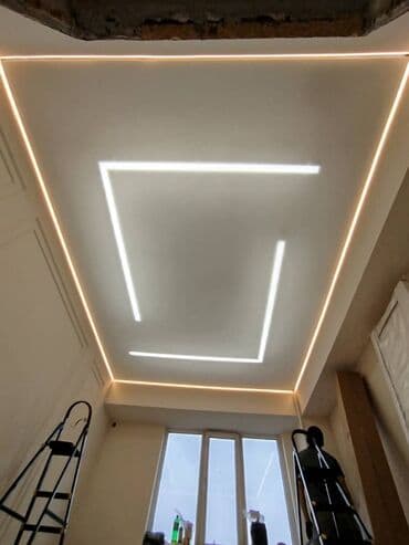 шпатель для натяжных потолков: Керме шыптар Жылтырак, 3D потолоктор, Жылтырабаган Акысыз консультация, Акысыз ченөө, Кепилдиги — 10