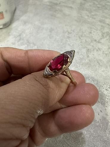 Үлпөт көйнөктөрү жана аксессуарлар: Шакек, Үлгүсү 583, Аялдарга, Советтик (СССР) — 3