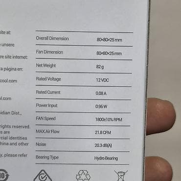 deepcool dq: Система охлаждения для ПК, Новый, DeepCool, Вентилятор, Для корпуса и блока питания — 2