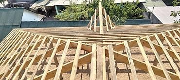 Кровля крыши: Монтаж стропильных систем и кровли под ключ - Устройство деревянной — 1