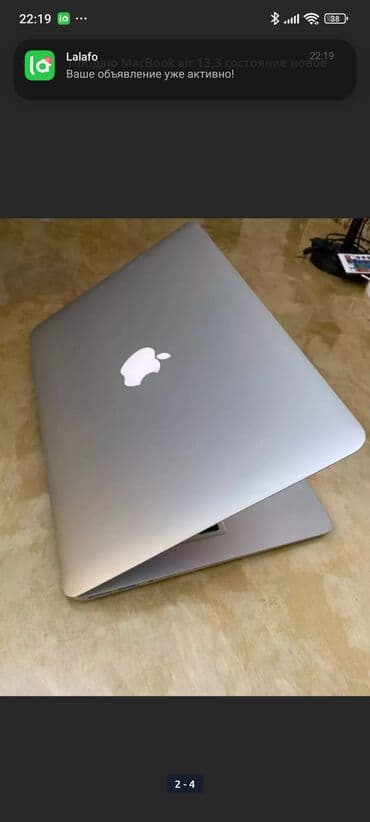 макбук air: Ультрабук, Apple, 8 ГБ ОЗУ, Intel Core i5, 13.3 ", Новый, Для работы, учебы, память SSD — 2