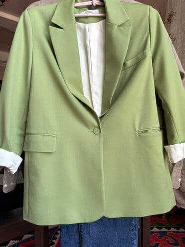 пиджаки женские бишкек: Женский пиджак-пиджак мятного (светло-зелёного) цвета - Фасон: прямой — 1