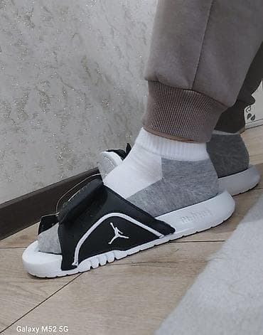 yeezy slides: Мужские сандалии, 41, 41.5, 42, Jordan, Новый, цвет - Черный, Самовывоз — 5