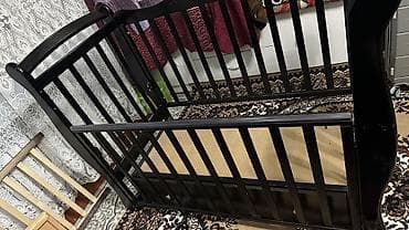 magic five: Манеж-кровать, Б/у, С комодом, Дерево — 1