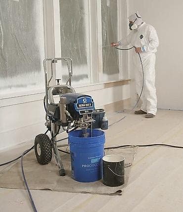 Мебель: Безвоздушный аппарат для покраски, Электрический краскопульт, Пневматический краскопульт — 1