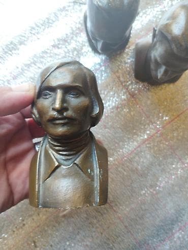 голые тёлочки: Набор из 3 небольших бюстов из металла под бронзу. Описание: - — 4