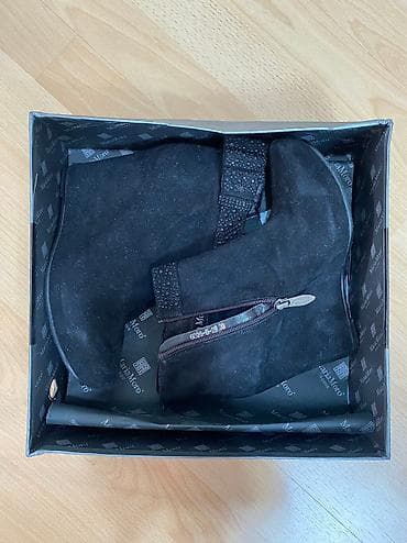 молодежная одежда бишкек: Ботинки, 39, Maria Moro, Новый, цвет - Черный, Самовывоз, Платная доставка — 9